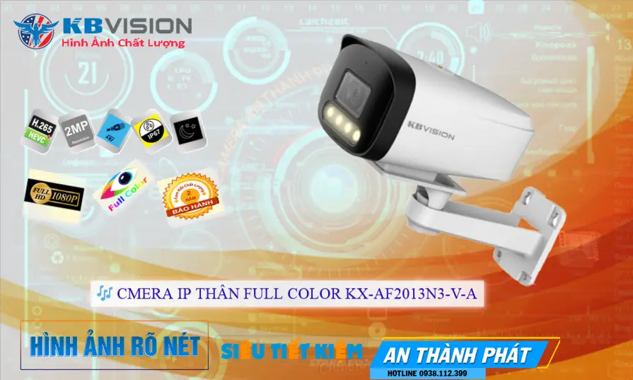 KX-AF2013N3-V-A Camera KBvision Thiết kế Đẹp KX-AF2013N3-V-A Camera KBvision Thiết kế Đẹp