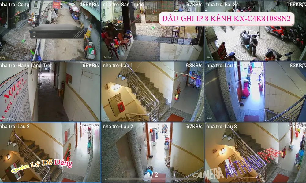 Đầu Ghi  KBvision Mẫu Đẹp KX-C4K8108SN2