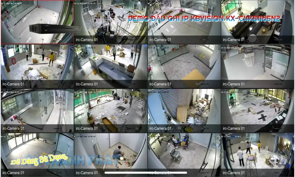 KX-C4K8116SN2 Đầu ghi Camera  KBvision Thiết kế Đẹp