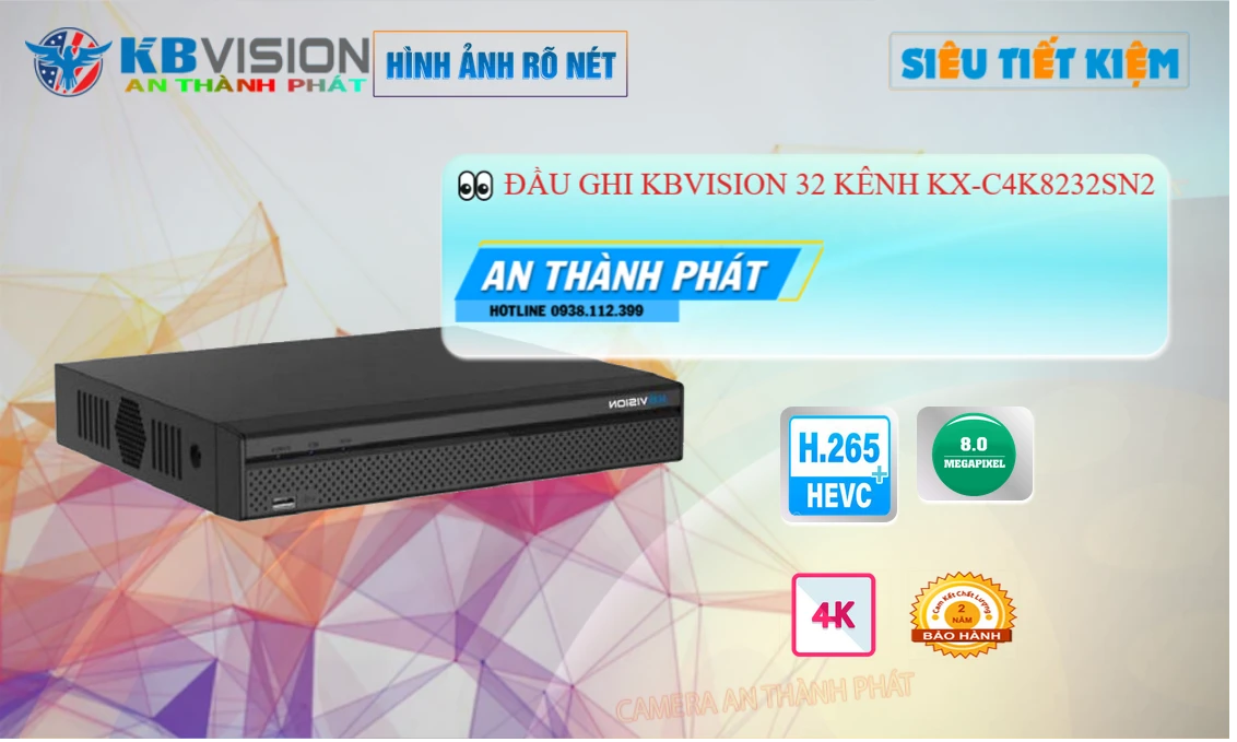 KX-C4K8232SN3 Đầu ghi Camera KBvision