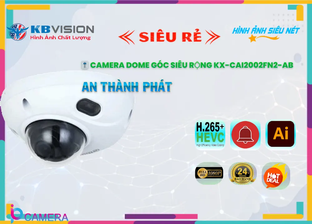KBvision KX-CAi2002FN2-AB Tiết Kiệm ✨ KBvision KX-CAi2002FN2-AB Tiết Kiệm ✨