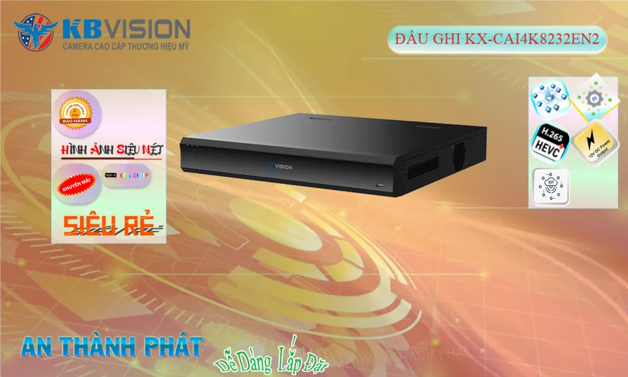 Đầu Ghi Camera KBvision KX-CAi4K8232EN2 Đầu Ghi Camera KBvision KX-CAi4K8232EN2