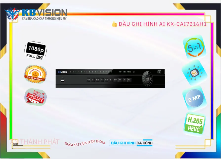 ۞ KX-CAi7216H1 Đầu Ghi Hình Giá rẻ ۞ KX-CAi7216H1 Đầu Ghi Hình Giá rẻ