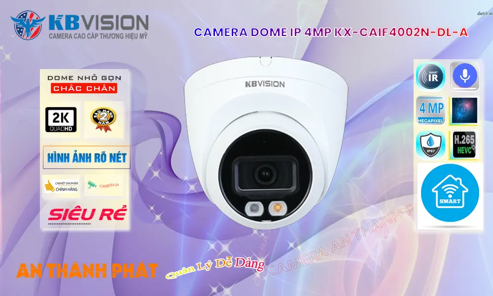 Camera  KBvision Chức Năng Cao Cấp KX-CAiF4002N-DL-A