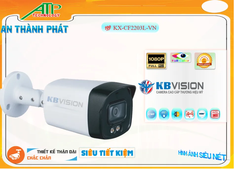 Camera KBvision Thiết kế Đẹp KX-CF2203L-VN Camera KBvision Thiết kế Đẹp KX-CF2203L-VN