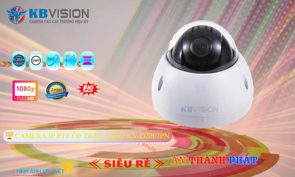 KX-D2007PN Camera KBvision Sắt Nét KX-D2007PN Camera KBvision Sắt Nét