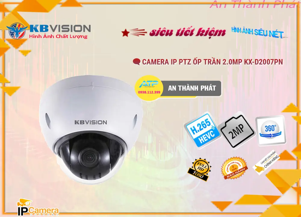 KX-D2007PN Camera KBvision Sắt Nét KX-D2007PN Camera KBvision Sắt Nét