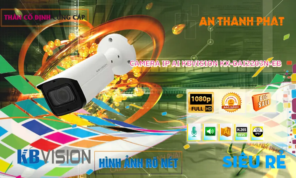 Camera KBvision KX-DAi2203N-EB Giá rẻ Camera KBvision KX-DAi2203N-EB Giá rẻ