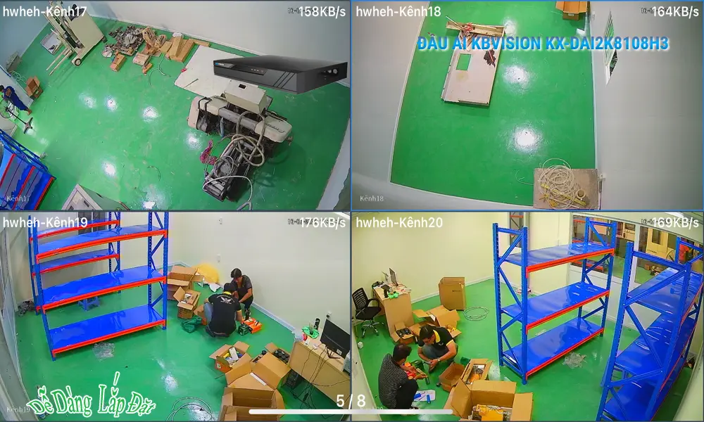 Đầu Thu KTS KBvision KX-DAi2K8108H3 Sắt Nét Đầu Thu KTS KBvision KX-DAi2K8108H3 Sắt Nét