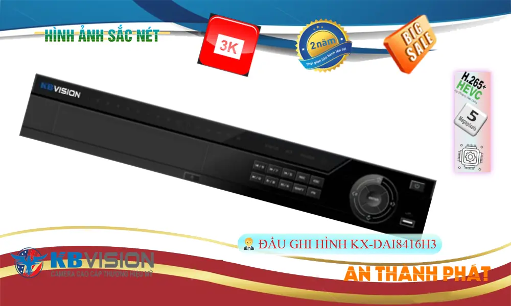 KX-DAi8416H3 KBvision Thiết kế Đẹp KX-DAi8416H3 KBvision Thiết kế Đẹp