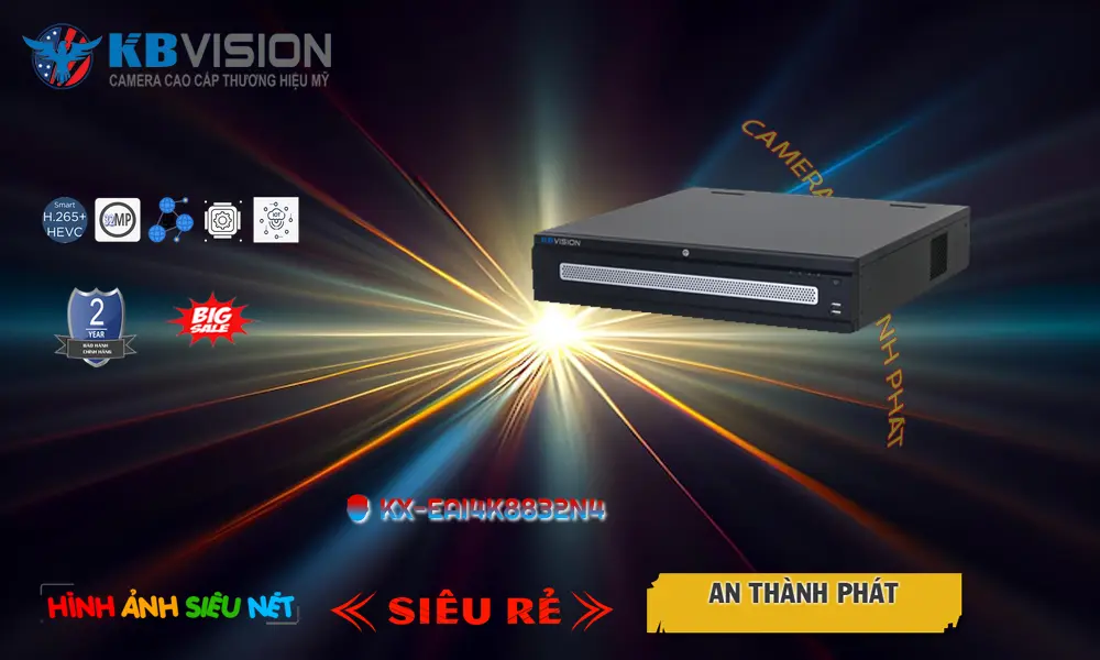 KX-EAi4K8832N4 Đầu ghi Camera KBvision Giá rẻ ❂ KX-EAi4K8832N4 Đầu ghi Camera KBvision Giá rẻ ❂