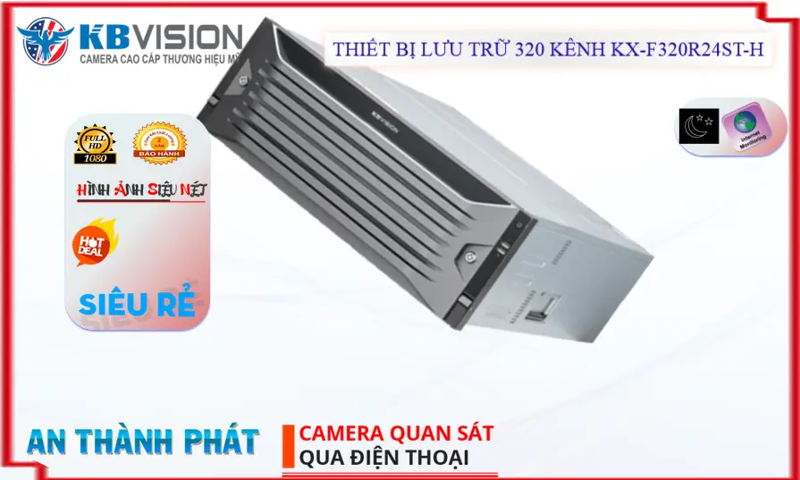 Đầu Ghi Camera KX-F320R24ST-H KBvision Công Nghệ Mới Đầu Ghi Camera KX-F320R24ST-H KBvision Công Nghệ Mới