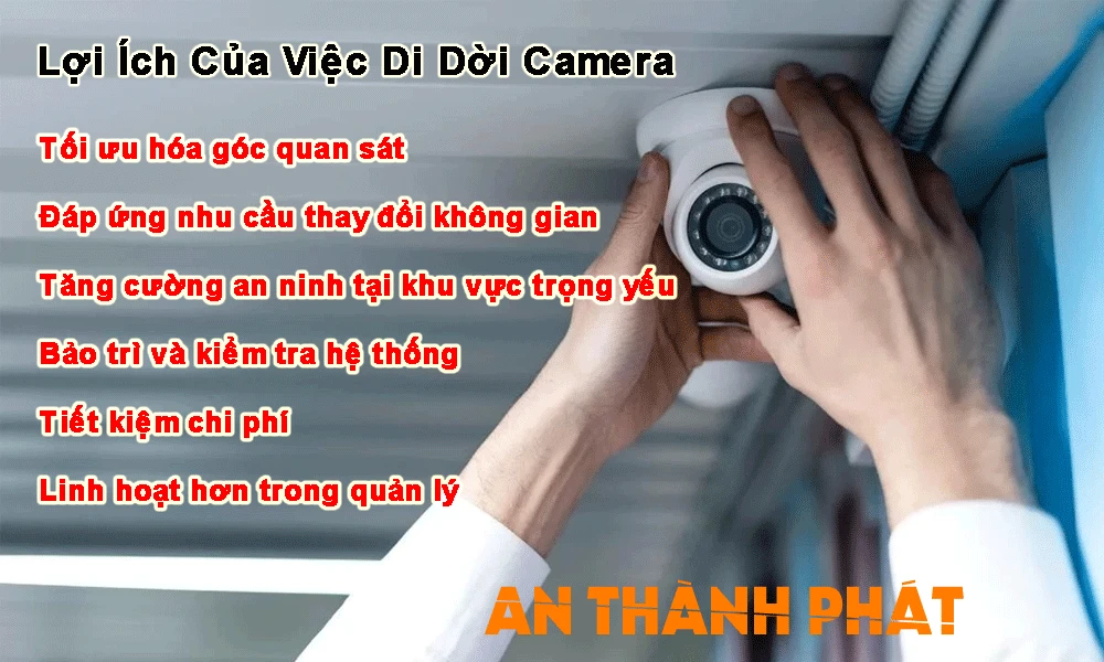 lợi ích của việc di dời camera giám sất