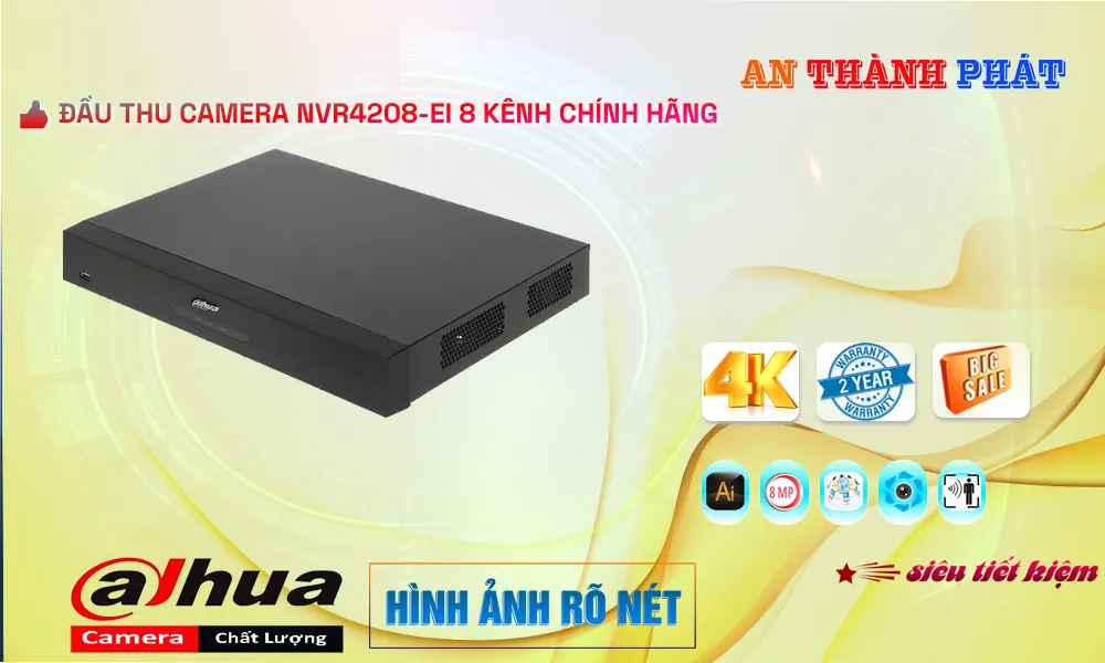 NVR4208-EI Đầu Ghi Hình Camera IP 8 Kênh NVR4208-EI Đầu Ghi Hình Camera IP 8 Kênh