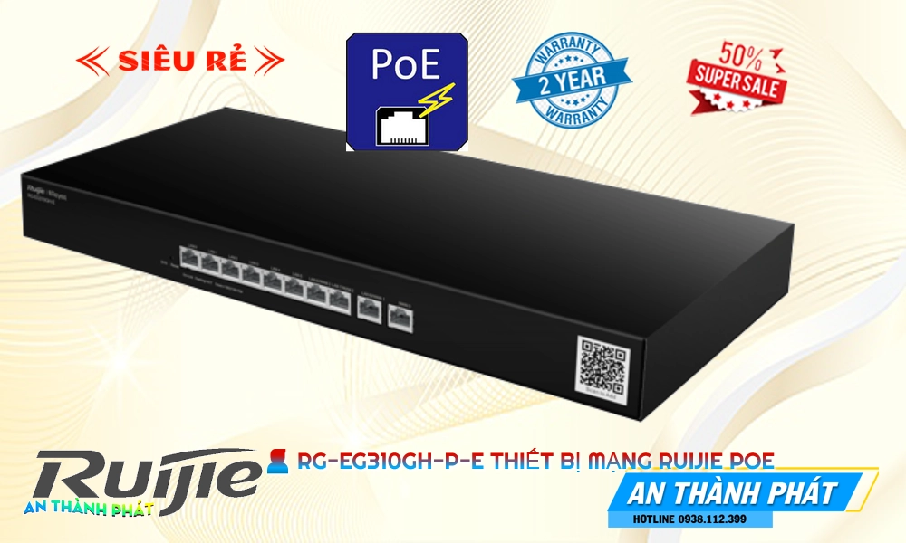 Bộ Quản Lý Mạng RG-EG310GH-P-E Bộ Quản Lý Mạng RG-EG310GH-P-E