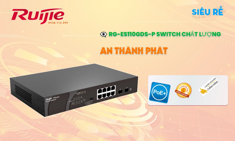 Hãng Hikvision RG-ES110GDS-P Hãng Hikvision RG-ES110GDS-P