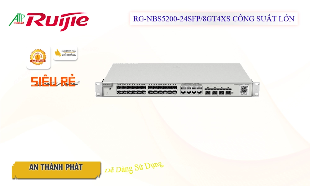 Hãng Ruijie RG-NBS5200-24SFP/8GT4XS  Modum Mạng