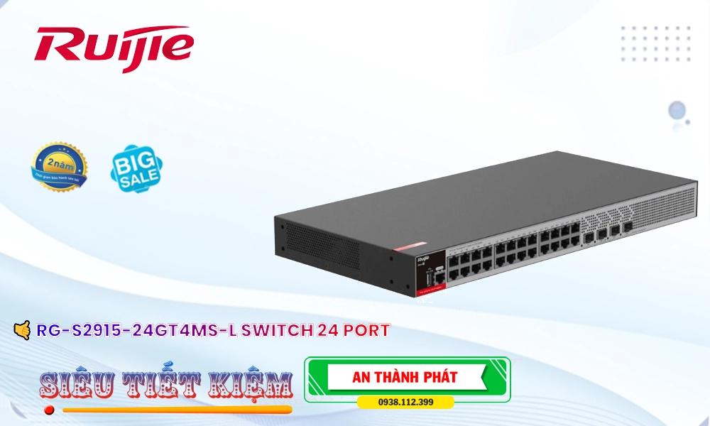 Bộ chia mạng RG-S2915-24GT4MS-L Bộ chia mạng RG-S2915-24GT4MS-L