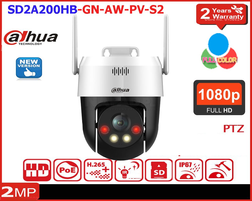 thông số kỹ thuật camera wifi DH-SD2A200HB-GN-AW-PV-S2