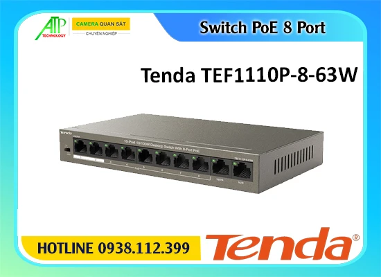 TendaTEF1110P-8-63W,Modum Mạng,TendaTEF1110P-8-63W Giá Hấp Dẫn,TendaTEF1110P-8-63W Tốt nhất,TendaTEF1110P-8-63W mới,bán TendaTEF1110P-8-63W,TendaTEF1110P-8-63W Bán Lỗ,TendaTEF1110P-8-63W giá hấp dẫn