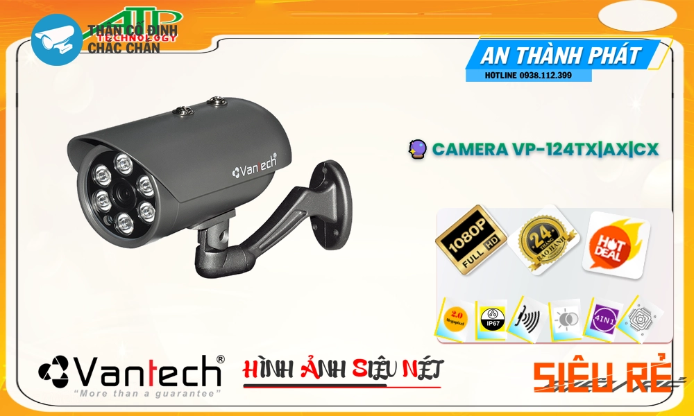 Camera VP-124TX|AX|CX VanTech Camera VP-124TX|AX|CX VanTech