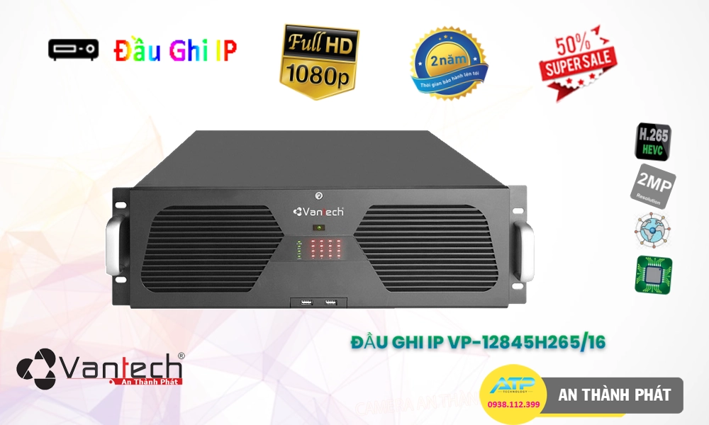 Đầu Thu ❇  VP-12845H265/16 Công Nghệ Cao