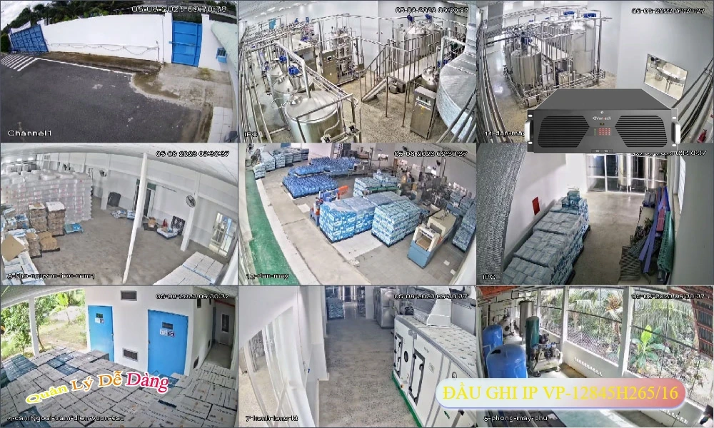 Đầu Thu ❇ VP-12845H265/16 Công Nghệ Cao Đầu Thu ❇ VP-12845H265/16 Công Nghệ Cao