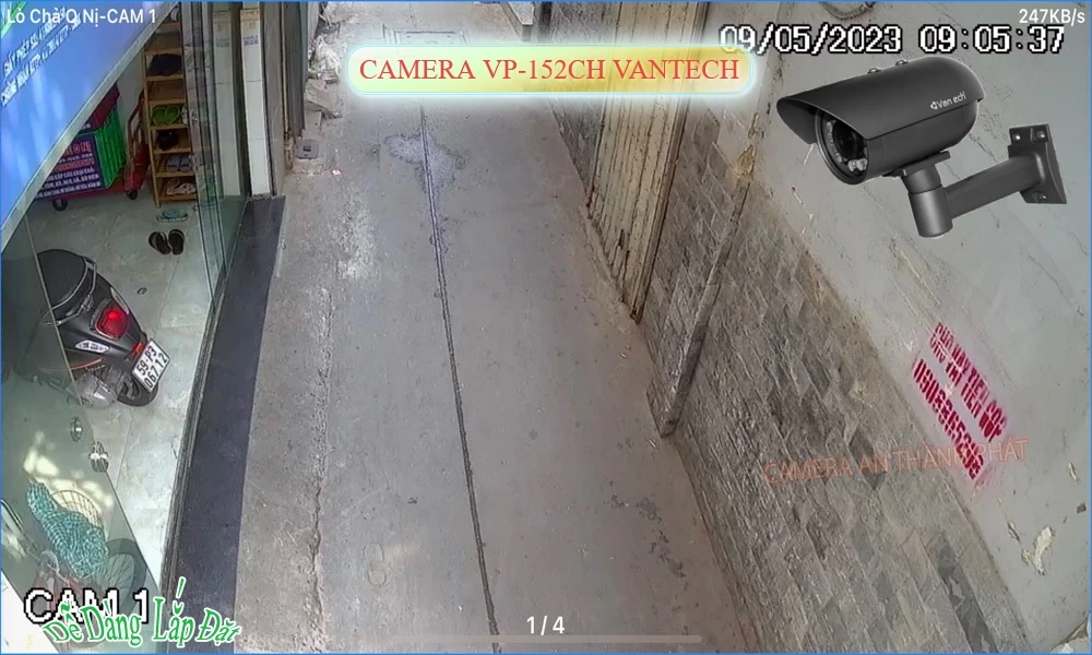 Camera VP-152CH IP POE