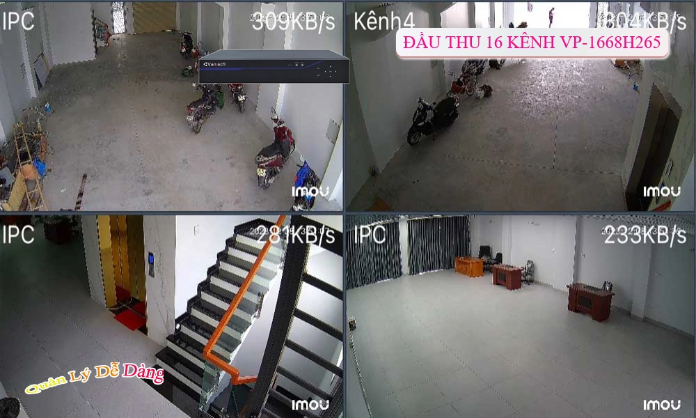 Đầu Ghi VP-1668H265 Chức Năng Cao Cấp Đầu Ghi VP-1668H265 Chức Năng Cao Cấp