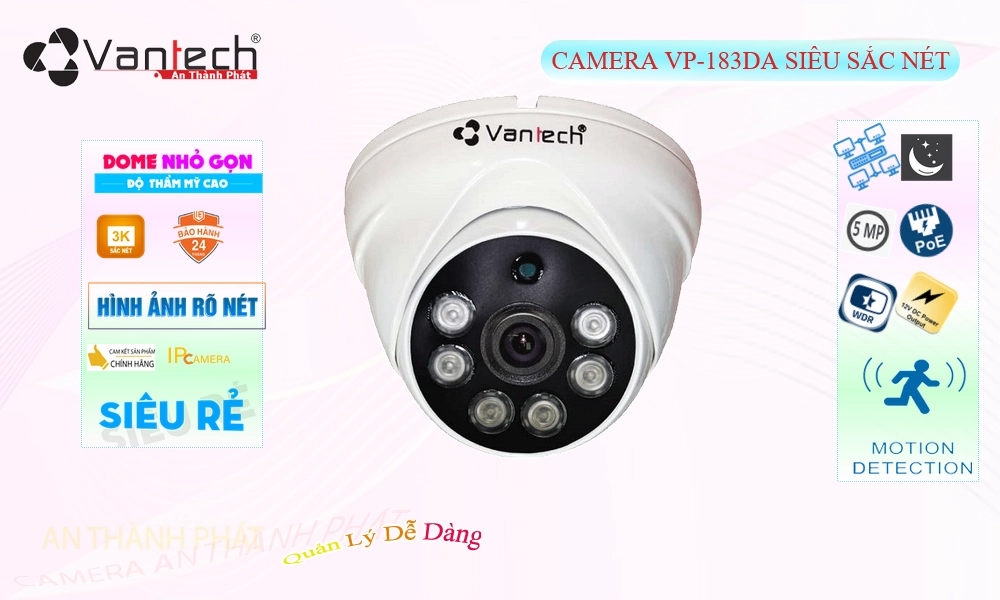 VP-183DA Camera VanTech Giá rẻ