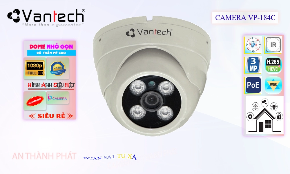 Camera VanTech Chất Lượng VP-184C