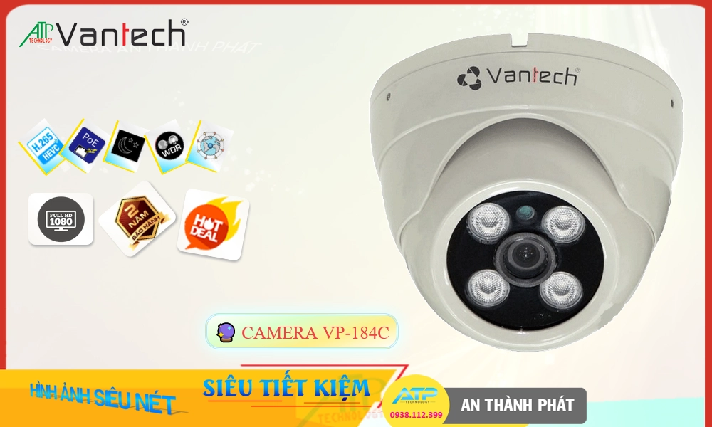 Camera VanTech Chất Lượng VP-184C Camera VanTech Chất Lượng VP-184C