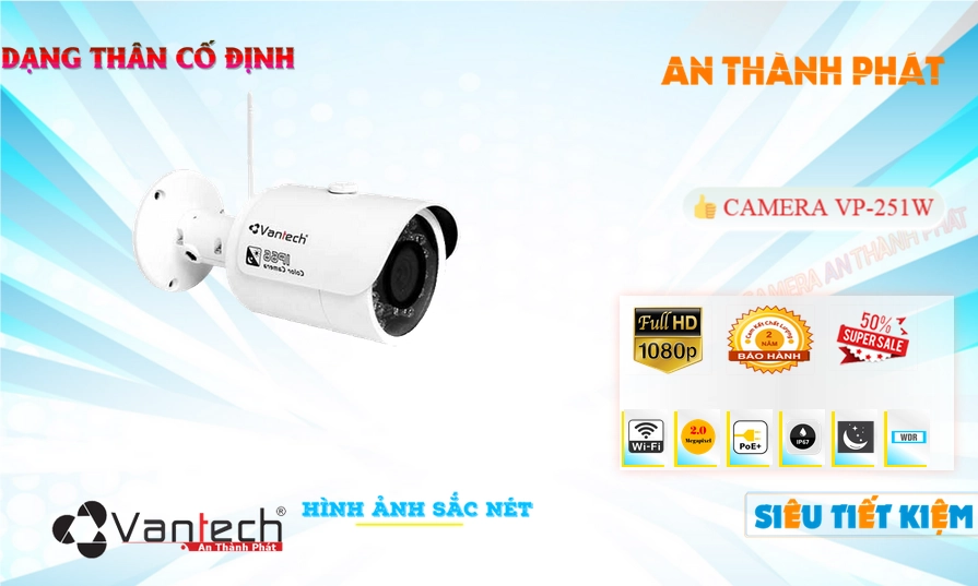 Camera ✨ VP-251W Thân Kim Loại