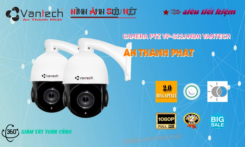 Camera VP-311AHDH Xoay Zoom