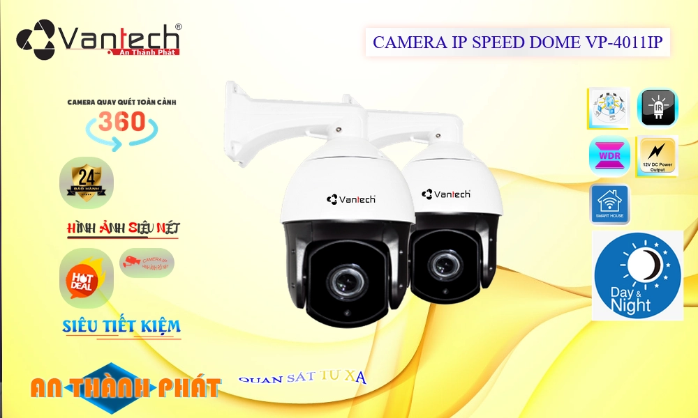 VP-4011IP Camera Xoay Zoom Chất Lượng