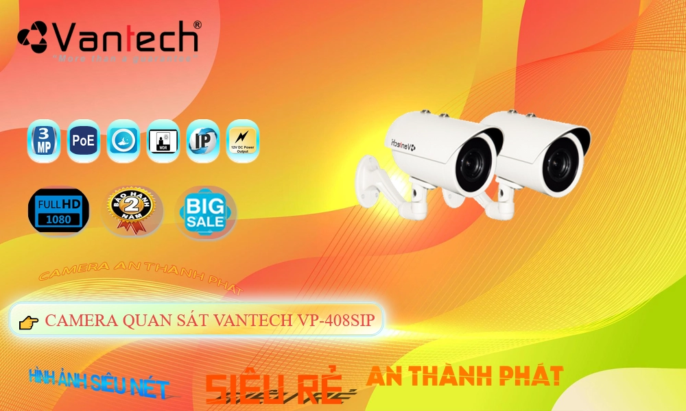 Camera VanTech VP-408SIP Tiết Kiệm
