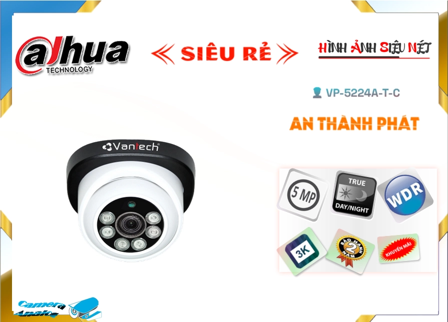 Camera VP-5224A|T|C VanTech Camera VP-5224A|T|C VanTech