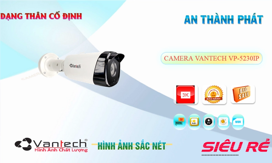 Camera VP-5230IP Độ Phân Giải Cao