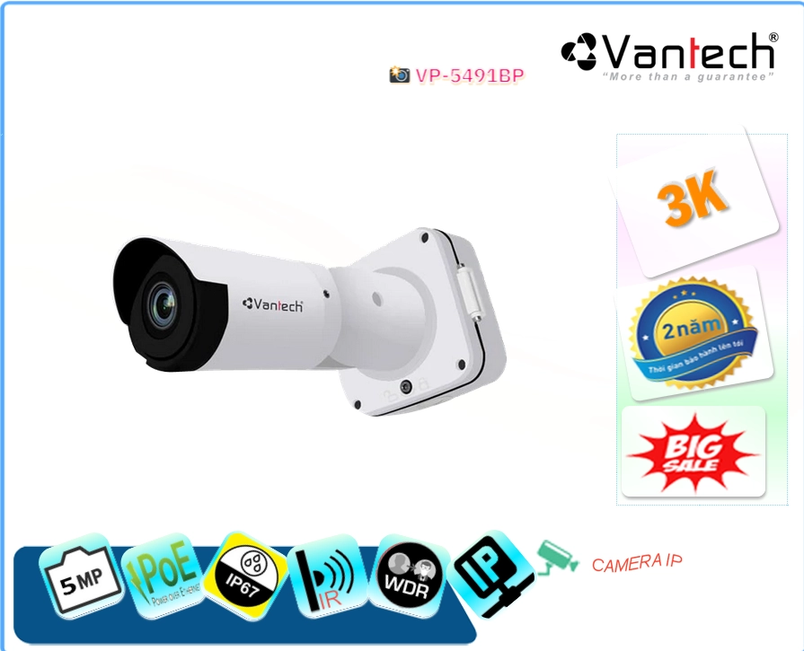 Camera VanTech VP-5491BP Mẫu Đẹp
