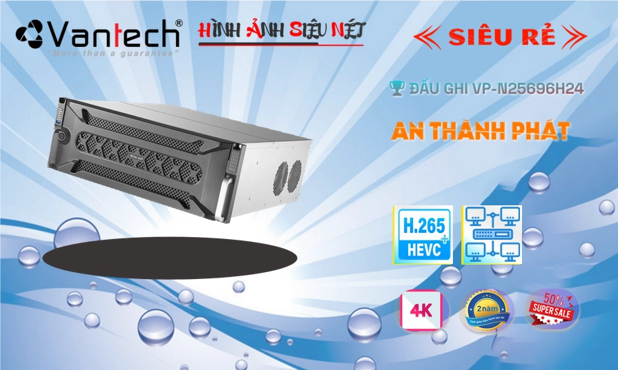 Đầu ghi VanTech VP-N25696H24 Mẫu Đẹp