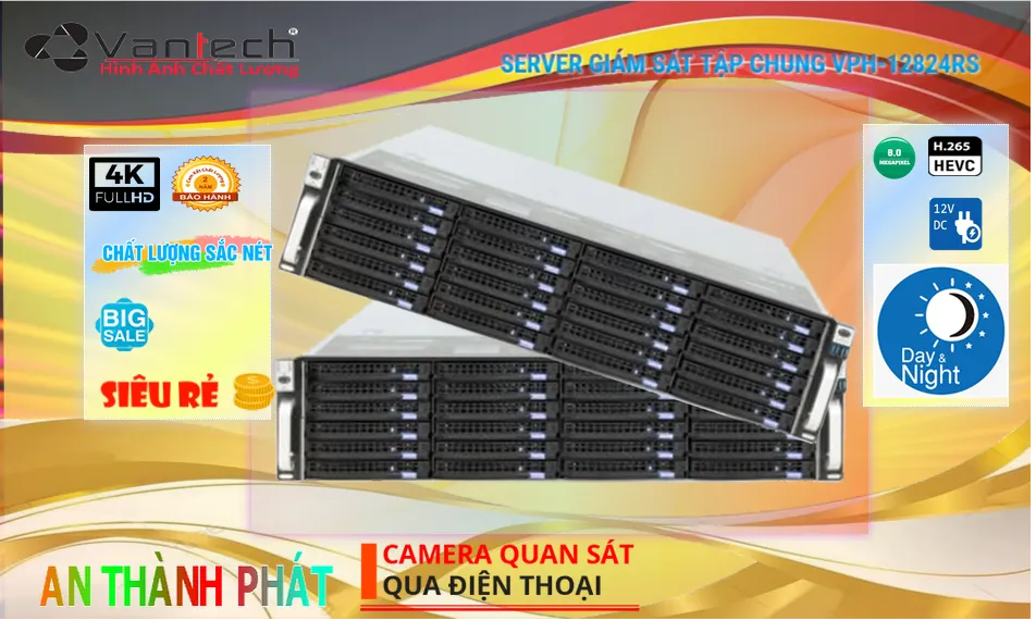 VPH-12824RS Đầu ghi Camera VanTech Tiết Kiệm VPH-12824RS Đầu ghi Camera VanTech Tiết Kiệm