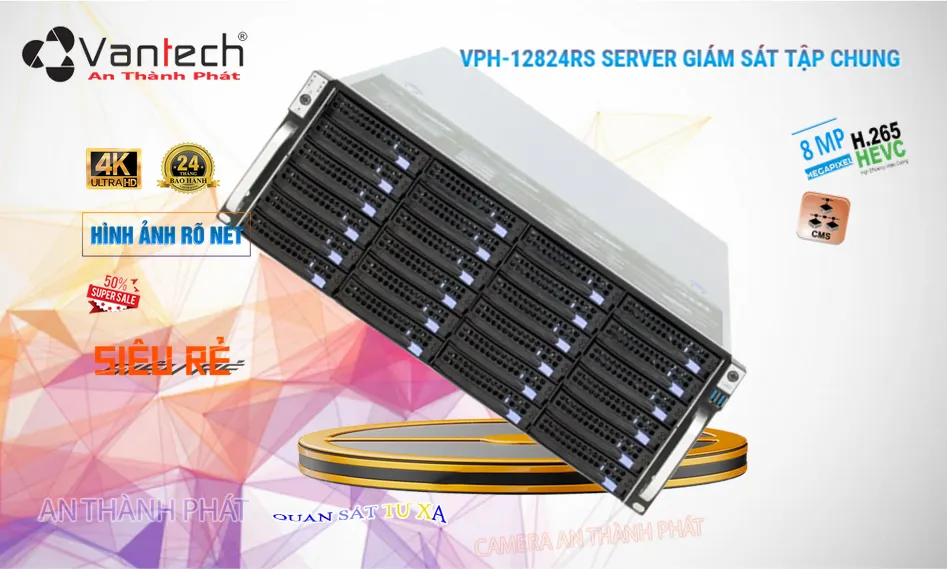 VPH-12824RS Đầu ghi Camera VanTech Tiết Kiệm VPH-12824RS Đầu ghi Camera VanTech Tiết Kiệm