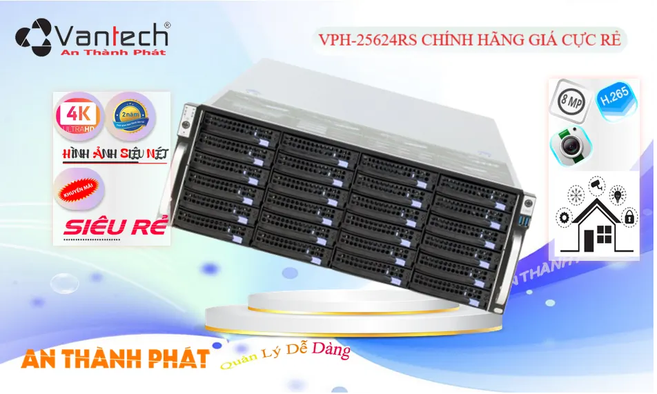 Đầu ghi VanTech VPH-25624RS Công Nghệ Mới Đầu ghi VanTech VPH-25624RS Công Nghệ Mới