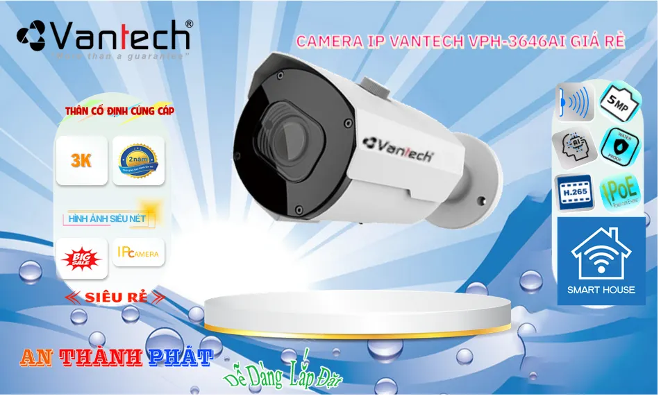 Camera  VanTech Giá rẻ VPH-3646AI