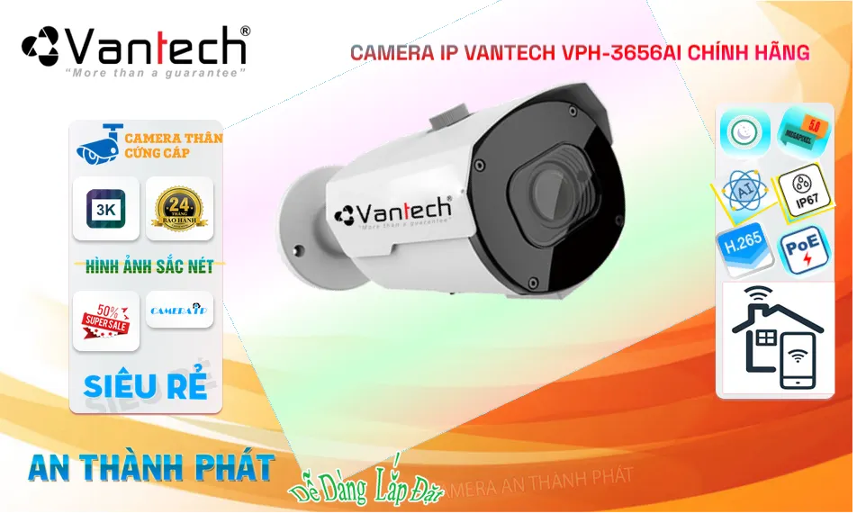 Camera  VanTech VPH-3656AI Công Nghệ Mới