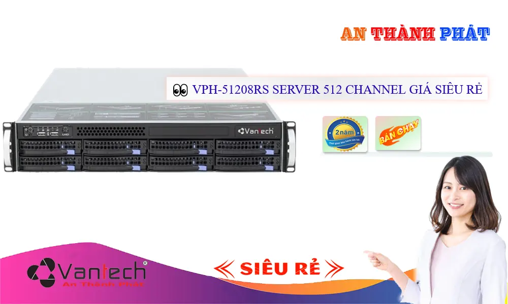 Đầu Thu KTS  VanTech VPH-51208RS Giá rẻ