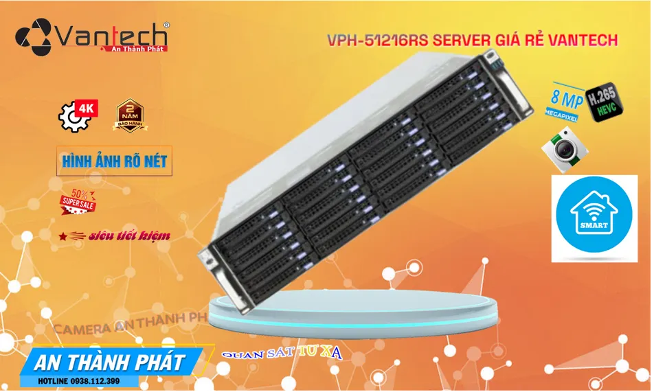 Đầu Thu KTS VanTech VPH-51216RS Thiết kế Đẹp Đầu Thu KTS VanTech VPH-51216RS Thiết kế Đẹp