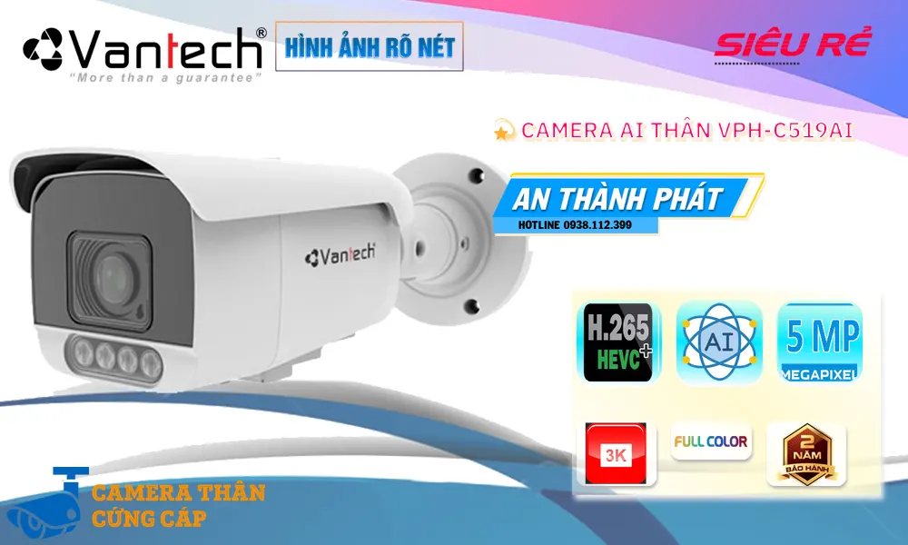 ✨ Camera  VanTech Giá rẻ VPH-C519AI