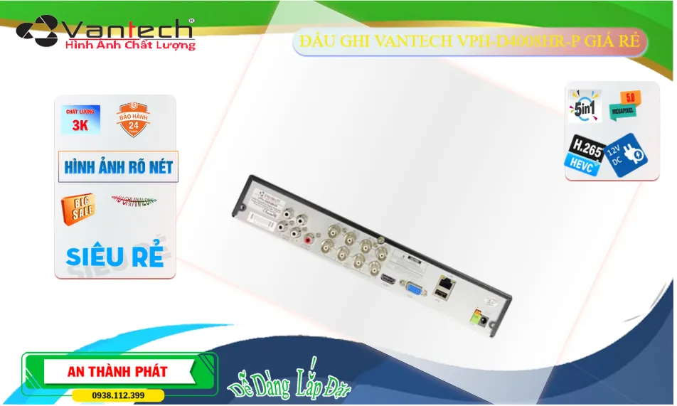 Đầu Ghi VPH-D4008HR-P Hình Ảnh Đẹp ✨ Đầu Ghi VPH-D4008HR-P Hình Ảnh Đẹp ✨