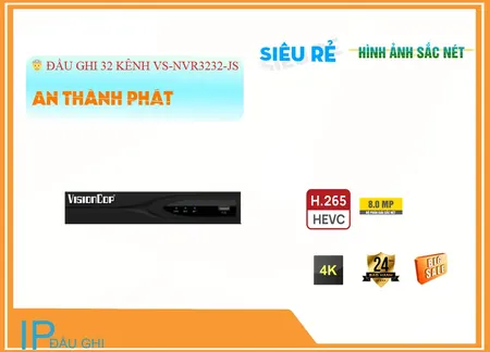 Đầu Ghi Visioncop VS-NVR3232-JS Đầu Ghi Visioncop VS-NVR3232-JS